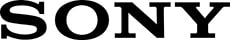 Sony Logo in schwarz