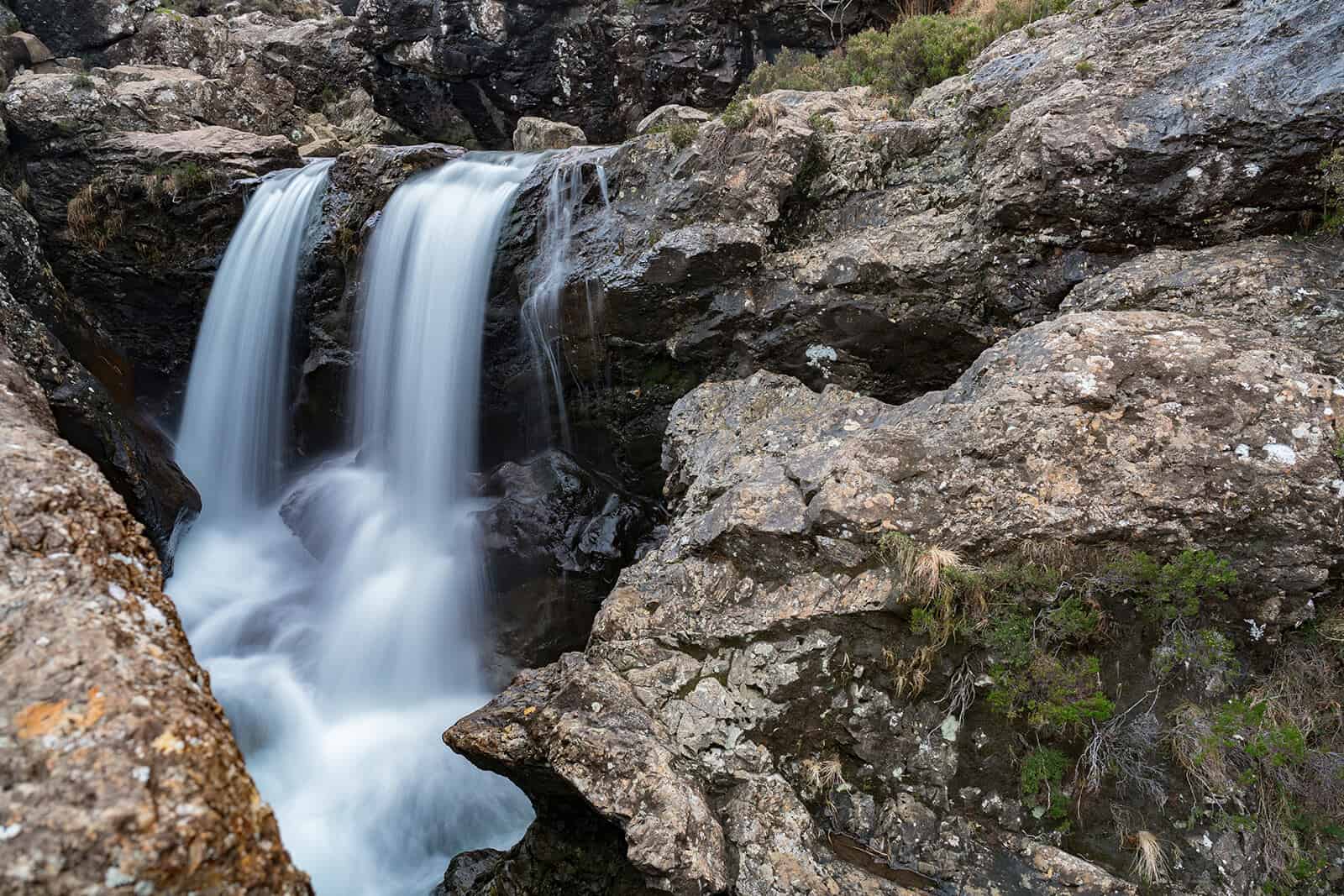 Langzeitbelichtung Wasserfall