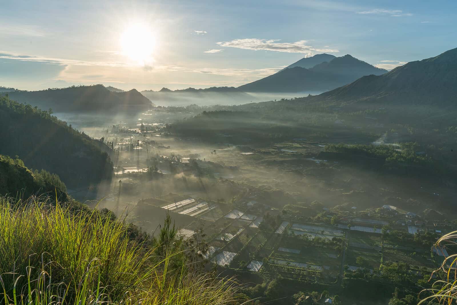 Gulung Agung Goldene Stunde|Mount Agung in der blauen Stunde