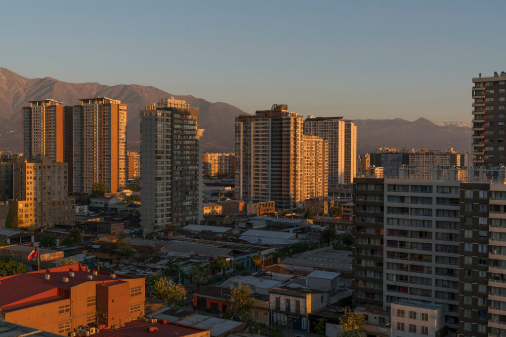 Hochhäuser in Santiago de Chile
